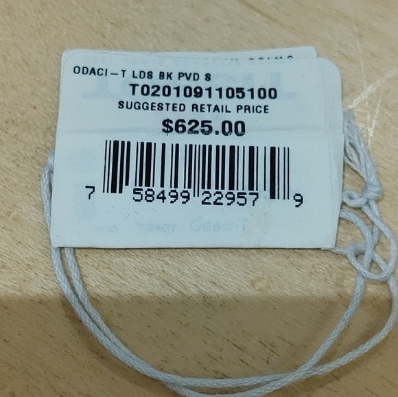 Tissot Women's Odaci-T Dial PVD Square Watch Black - Picture 6 of 12